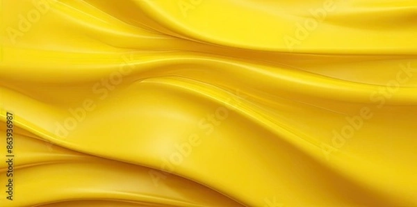 Fototapeta Yellow Abstract Background,  3D Rendering