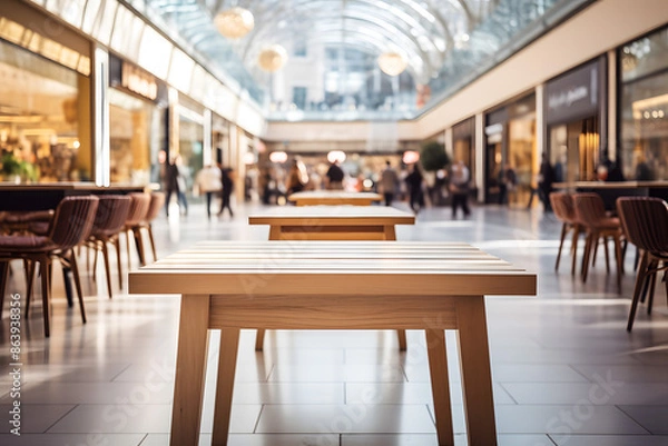 Obraz Empty Wooden Floor Background, Product Showcase