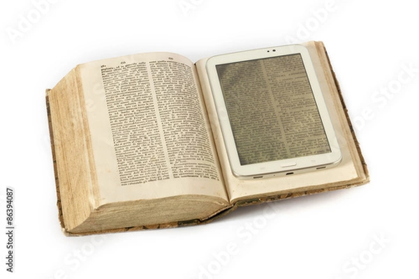 Fototapeta ebook reader