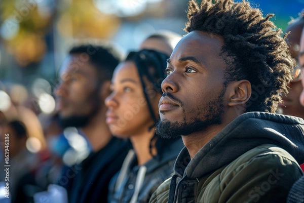 Fototapeta AI generated image USA election concept