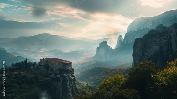 Fototapeta Meteora monasteries, Greece