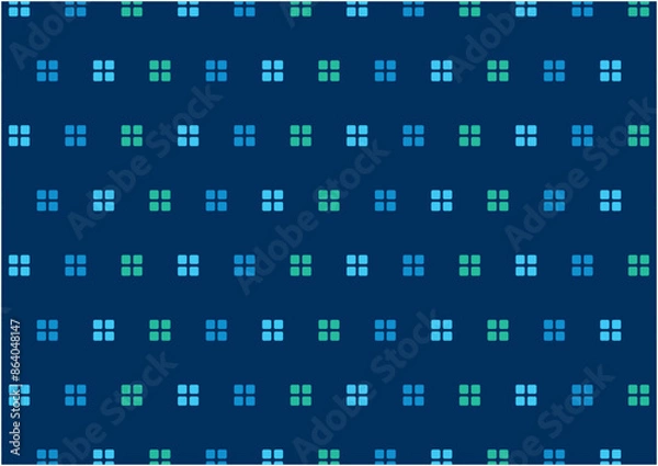 Fototapeta シンプルな図形で飾ったカラフルな背景画像