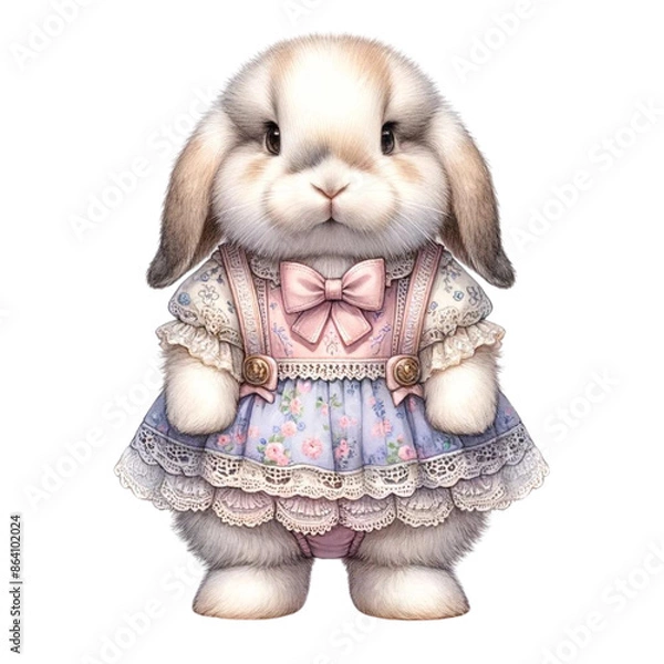 Obraz easter bunny isolated on white