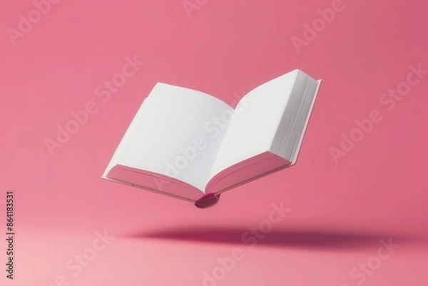 Obraz 3d render open book
