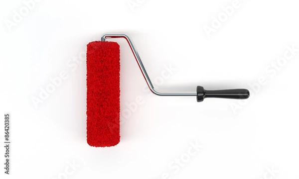 Obraz Red roller brush