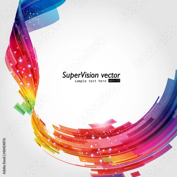 Obraz Abstract technology lines vector background