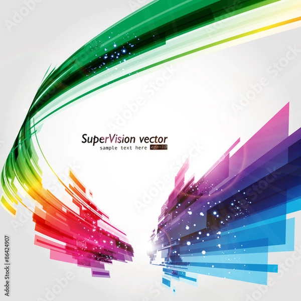 Obraz Abstract technology lines vector background