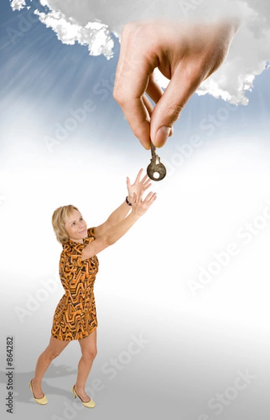 Fototapeta thank heavens!