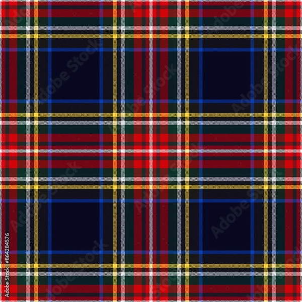 Fototapeta Plaid pattern,Tartan pattern,Check pattern Scottish style of colored lines most perfect design seamless pattern texture for fabric design,EPS 10