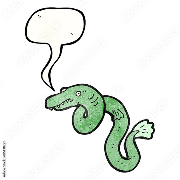 Obraz cartoon eel