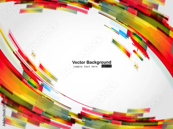 Obraz Abstract technology lines vector background