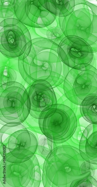 Obraz abstract green flowers background 