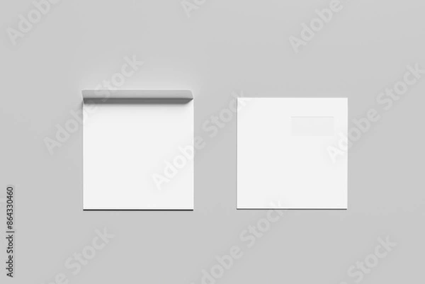 Obraz envelope template letter mock up branding