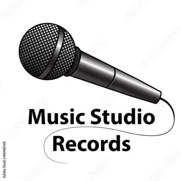 Obraz Microphone Logo