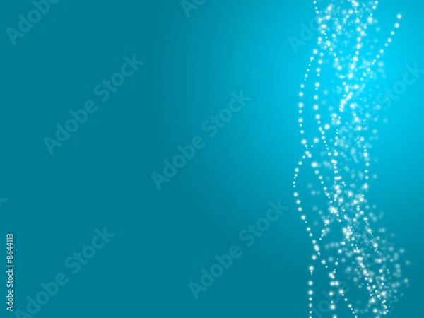 Obraz Bulb blue background