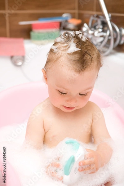 Obraz baby bath