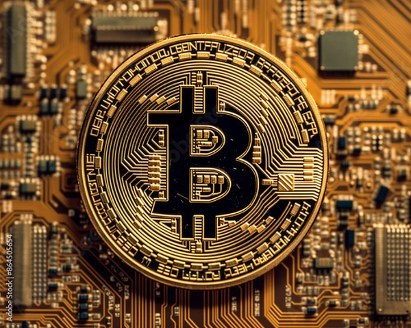 Obraz Bitcoin Cryptocurrency