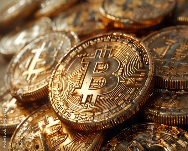 Obraz Bitcoin Cryptocurrency