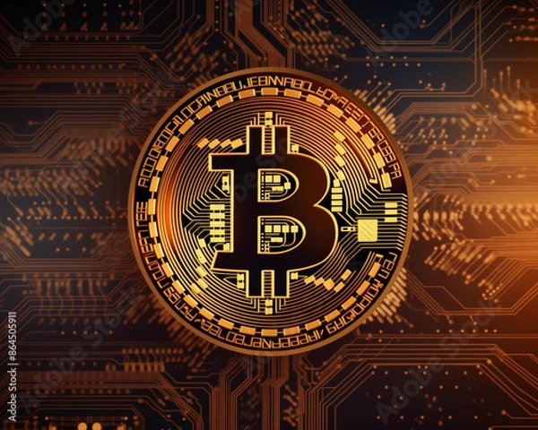Obraz Bitcoin Cryptocurrency