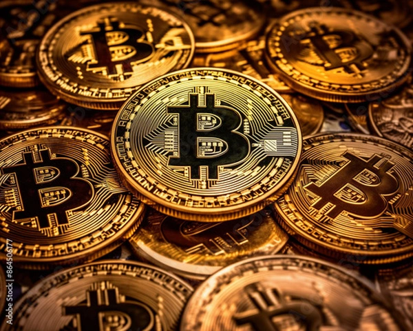 Obraz Bitcoin Cryptocurrency