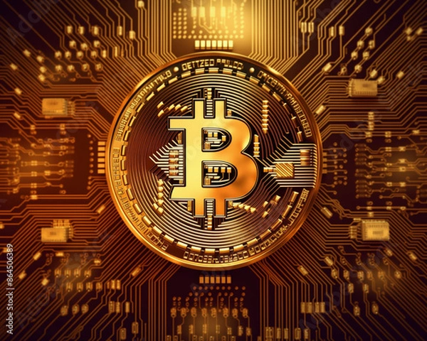 Obraz Bitcoin Cryptocurrency