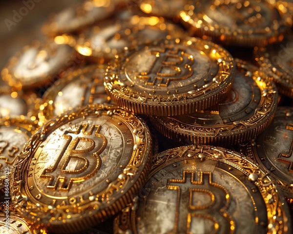 Obraz Bitcoin Cryptocurrency