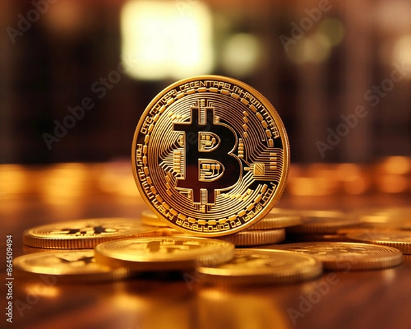 Obraz Bitcoin Cryptocurrency