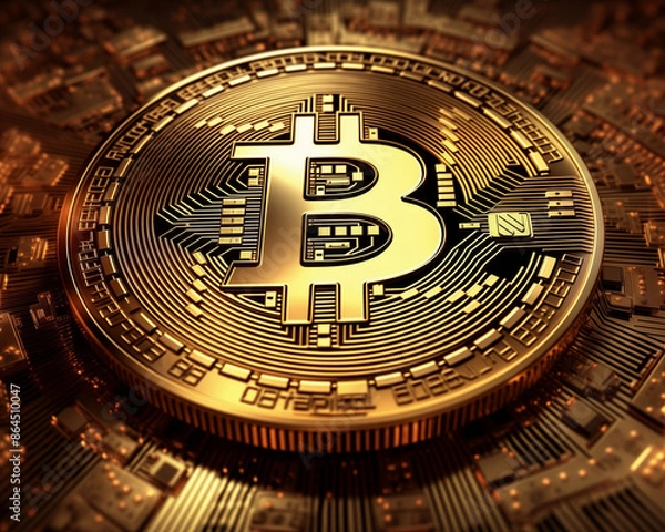 Obraz Bitcoin Cryptocurrency