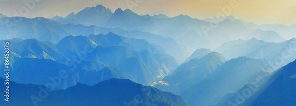 Fototapeta Evening mountains