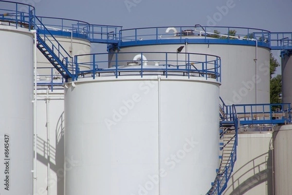 Obraz Tanks for the storage of oil