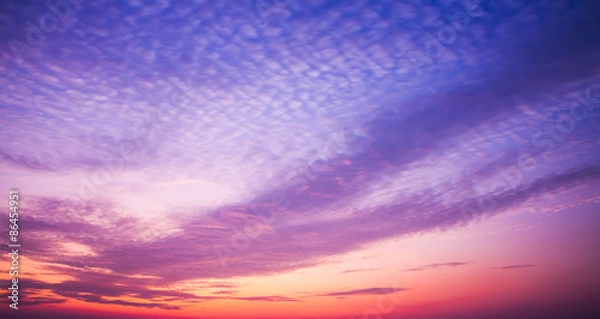 Fototapeta After sunset sky.