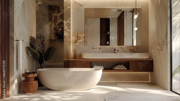 Obraz Beautiful stylish bathroom design