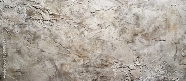 Obraz Background for design featuring a textured concrete or plaster wall, ideal for inserting text or images in the copy space image.