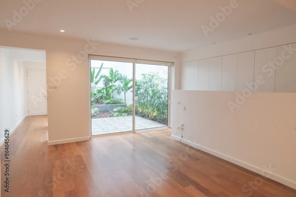 Fototapeta empty room with window