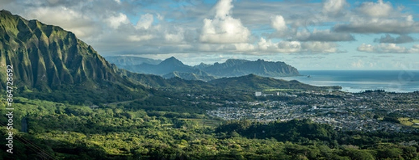 Obraz Koolau Mountain Range, Oahu, Hawaii