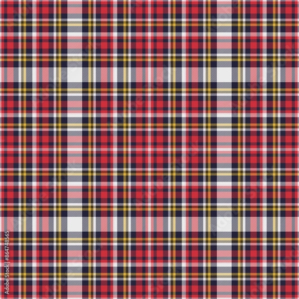 Fototapeta Plaid pattern,Tartan pattern,Check pattern Scottish style of colored lines most perfect design seamless pattern texture for fabric design,EPS 10