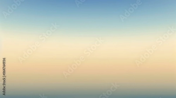 Fototapeta Gradient light wheat to cobalt abstract banner