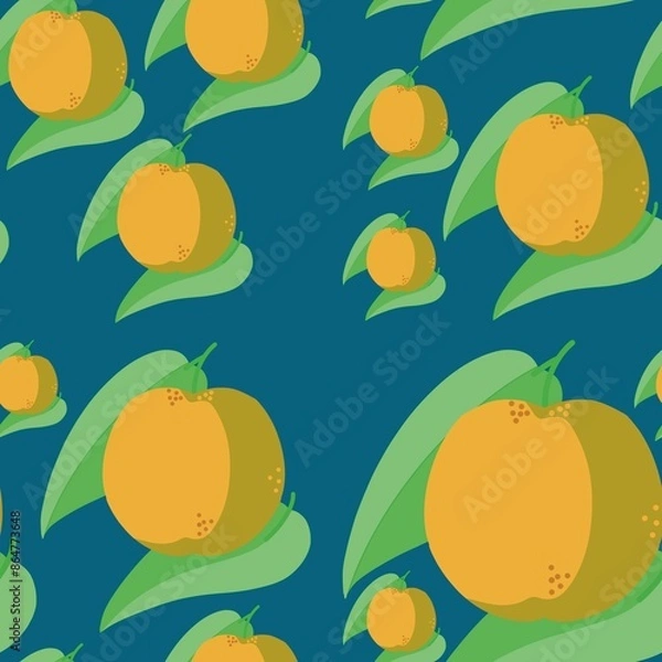 Obraz seamless pattern with fruits