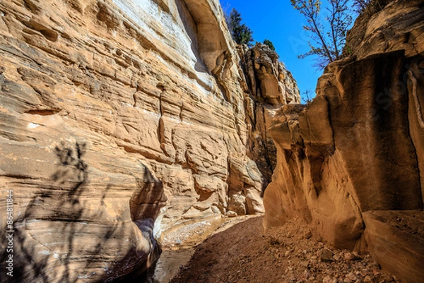 Fototapeta Willis Creek Slot Canyon, Grand Staircase Escalante National Monument, Utah
