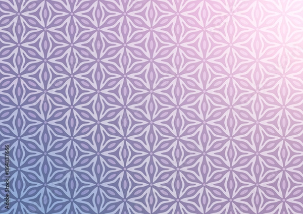 Obraz Abstract mandala purple flower pattern gradient background