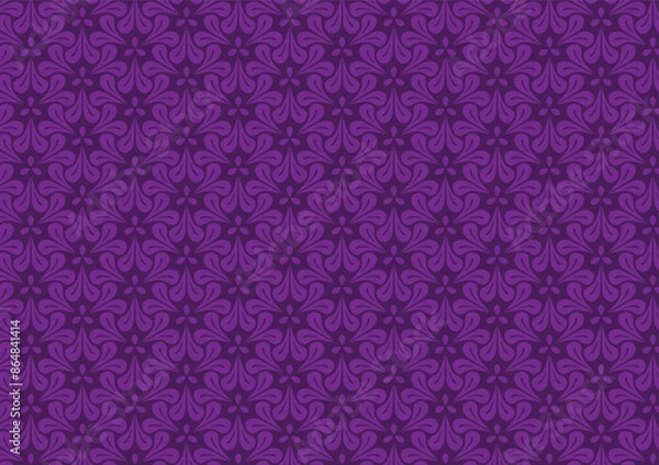 Obraz Mandala purple pattern flower beauty background
