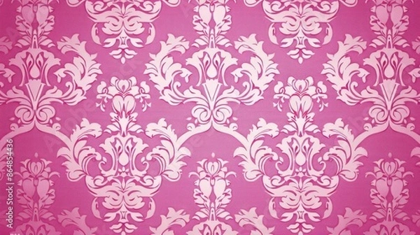 Obraz Vintage seamless pink pattern