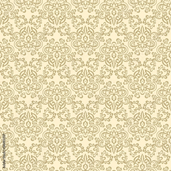 Fototapeta Damask seamless pattern