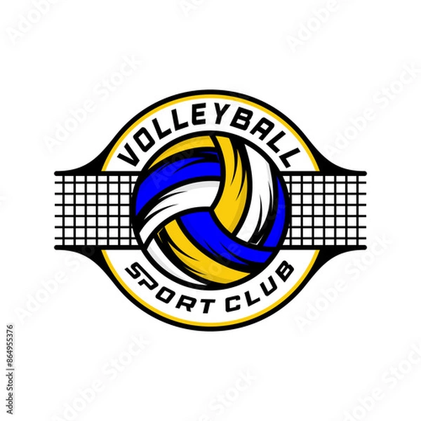 Obraz Volley Ball Logo Design Image