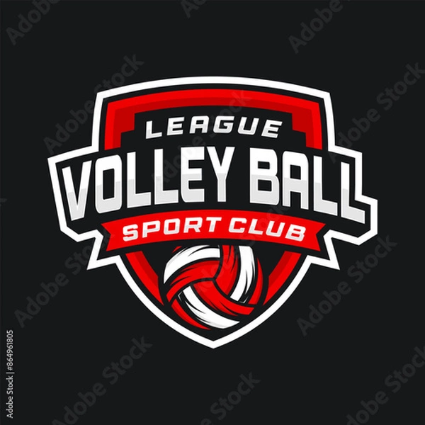 Obraz Volley Ball Logo Design Image