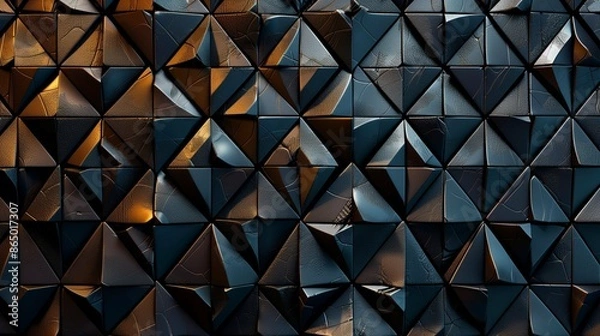 Obraz 3d abstract geometric background