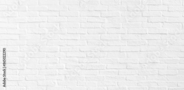 Obraz Modern interior white brick wall texture for background