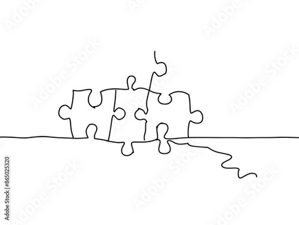 Fototapeta Perfection in Unity: The Convergence of Disparate Elements in a Seamless Orchestration