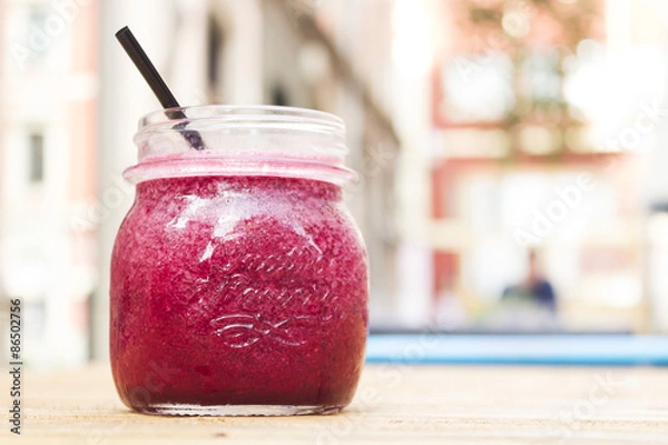 Obraz Batido rojo detox