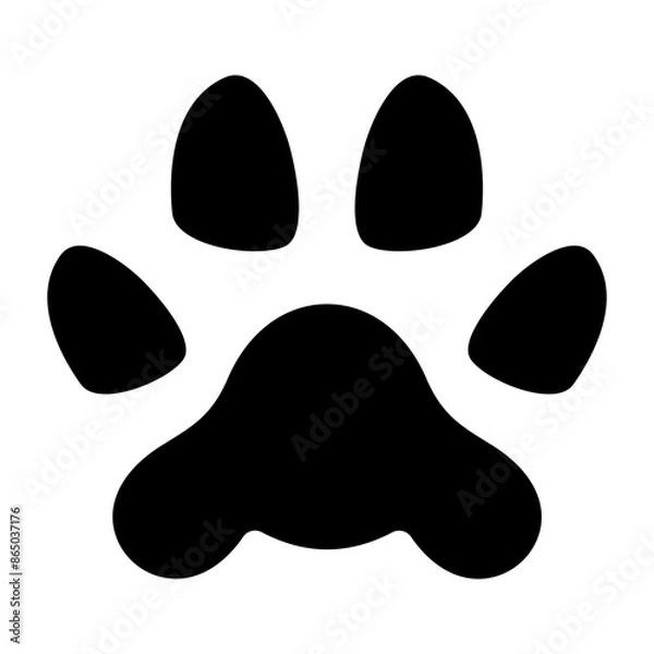 Obraz Paw print Icon